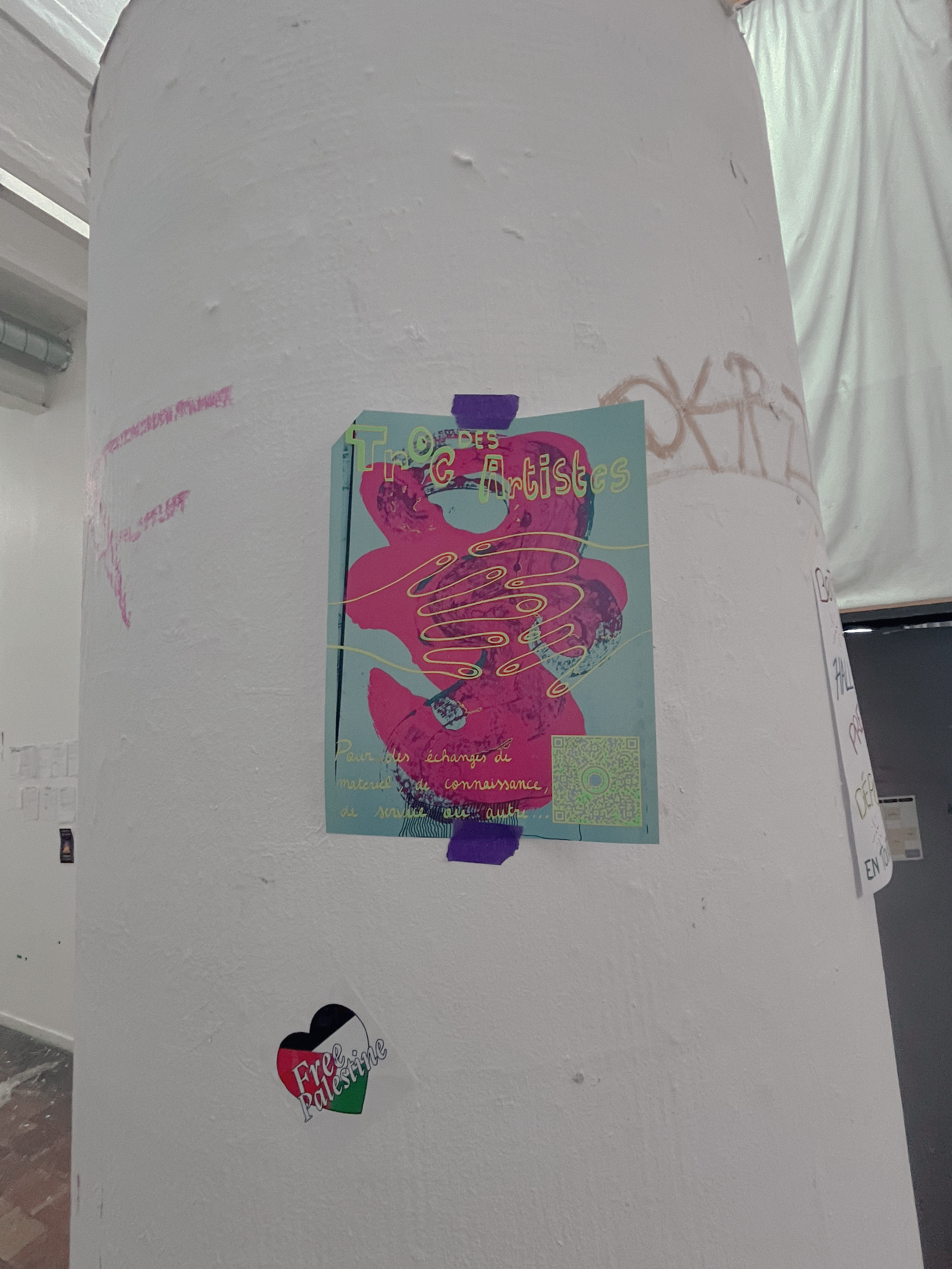 Photo de Affiche pour le troc des artistes