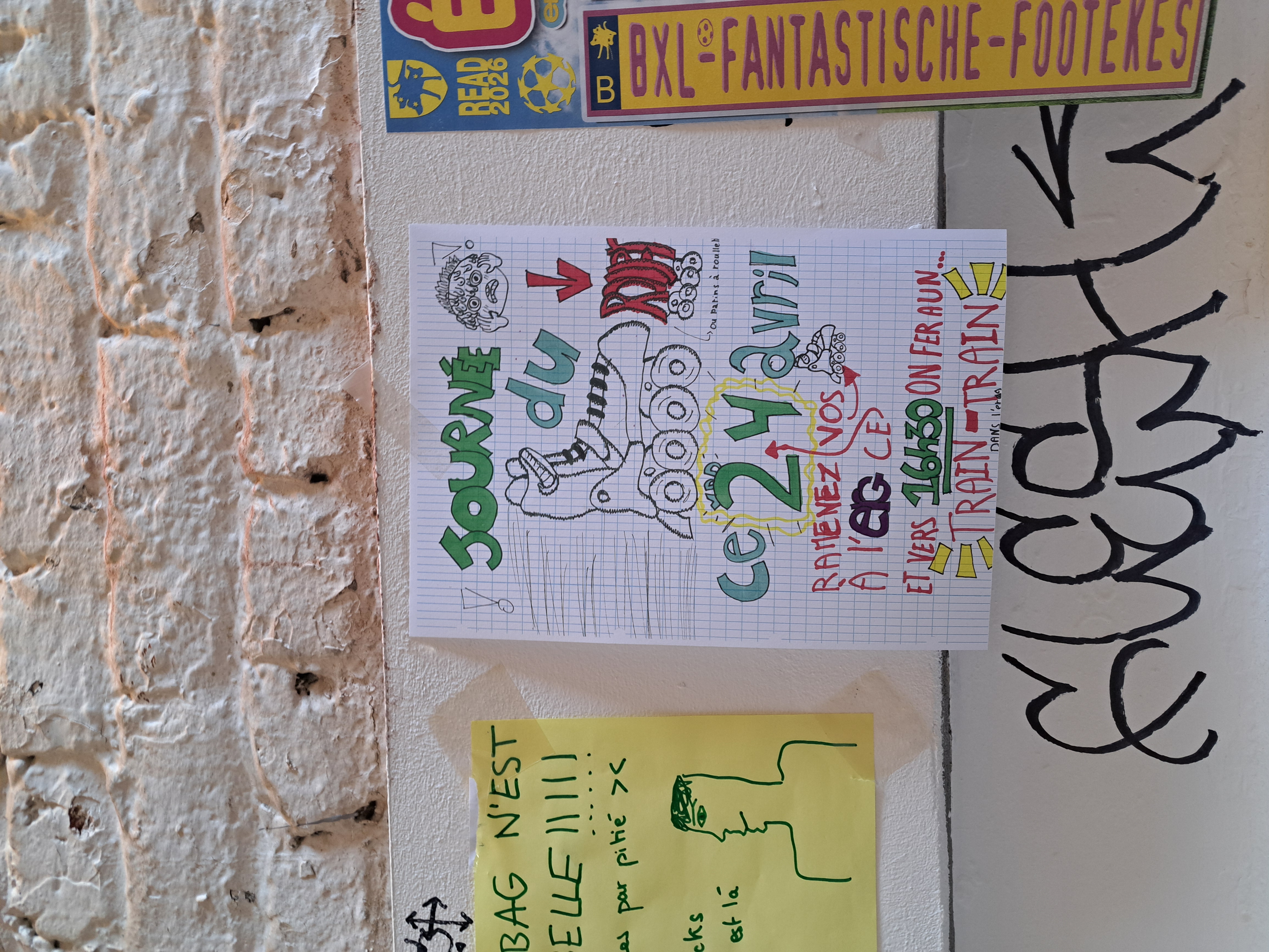 Photo de Affiche pour ramener ses rollers